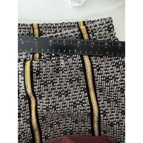 Anthropologie DOLAN Collection Amadi Pants Patterned Pull On Tassels Crop Sz M - Picture 7 of 10